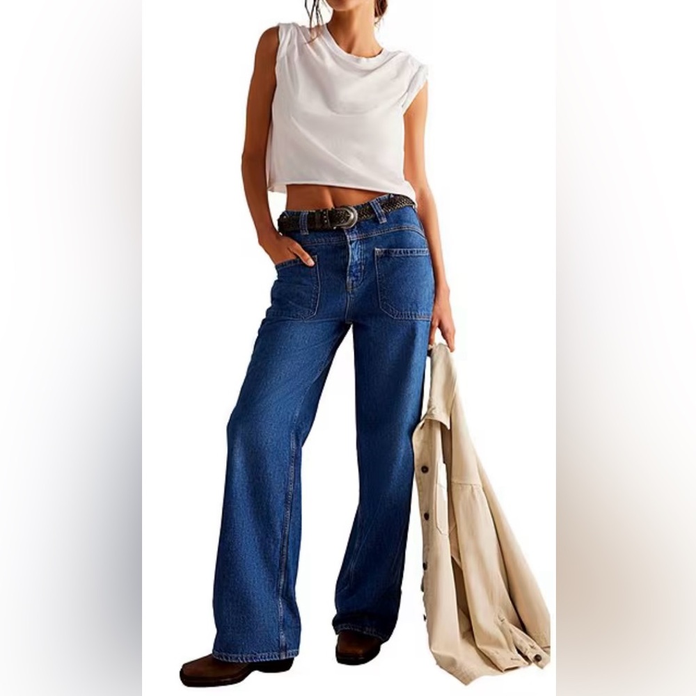 We The Free Palmer Mid-Rise Jeans Size 30